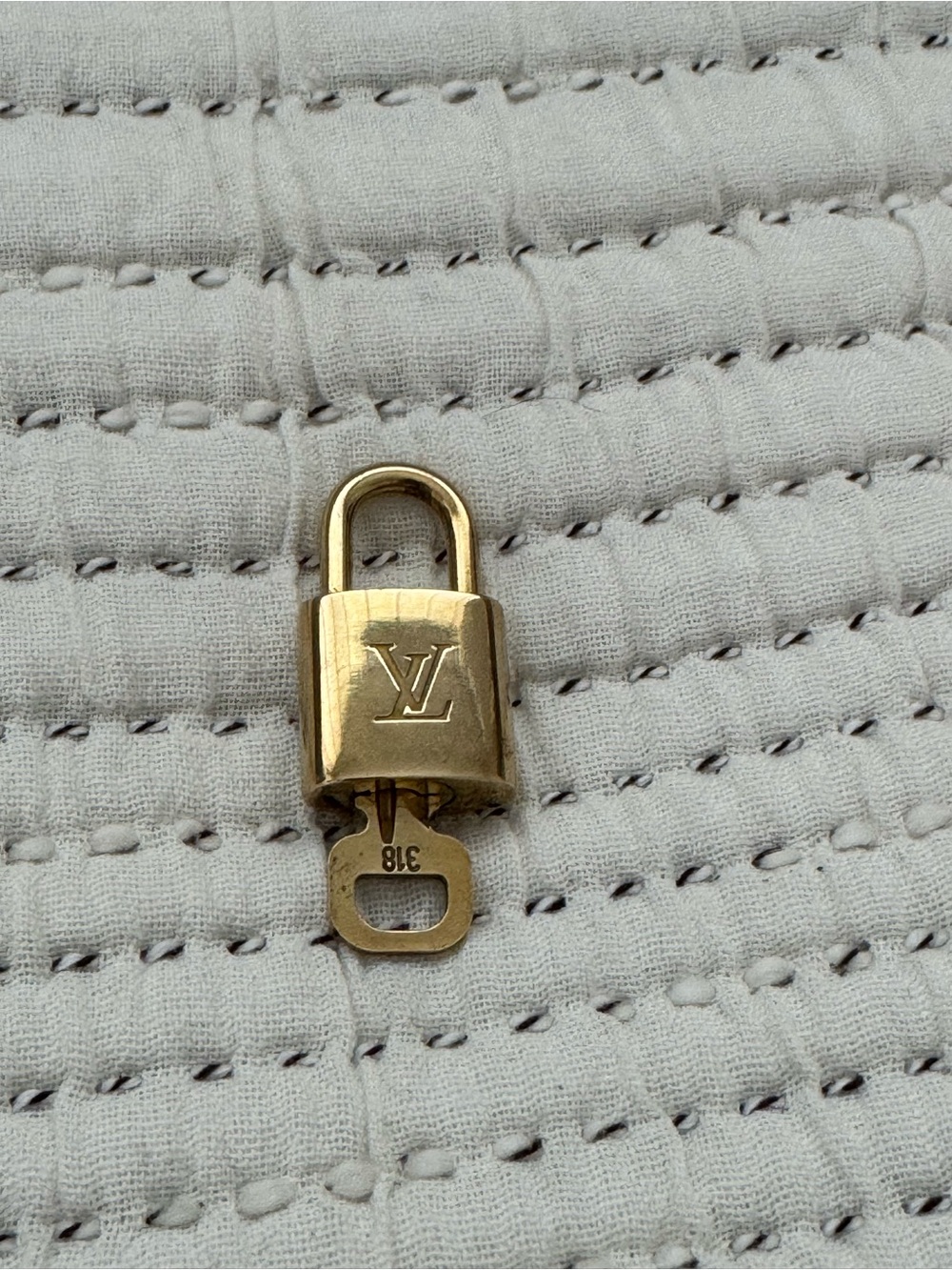 Louis Vuitton Vintage Padlock & Matching Key #318